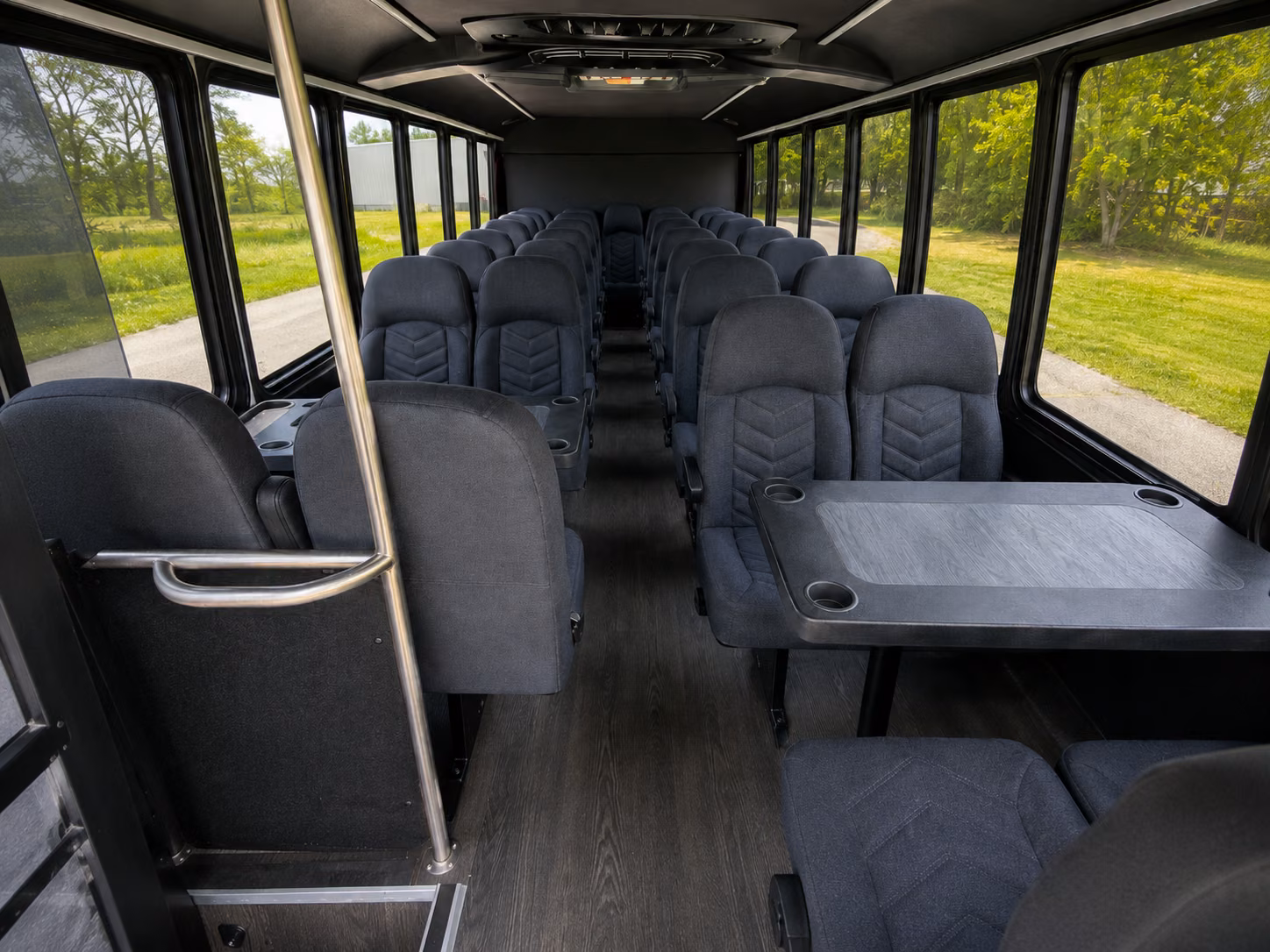 lawton 20 passenger minibus interior