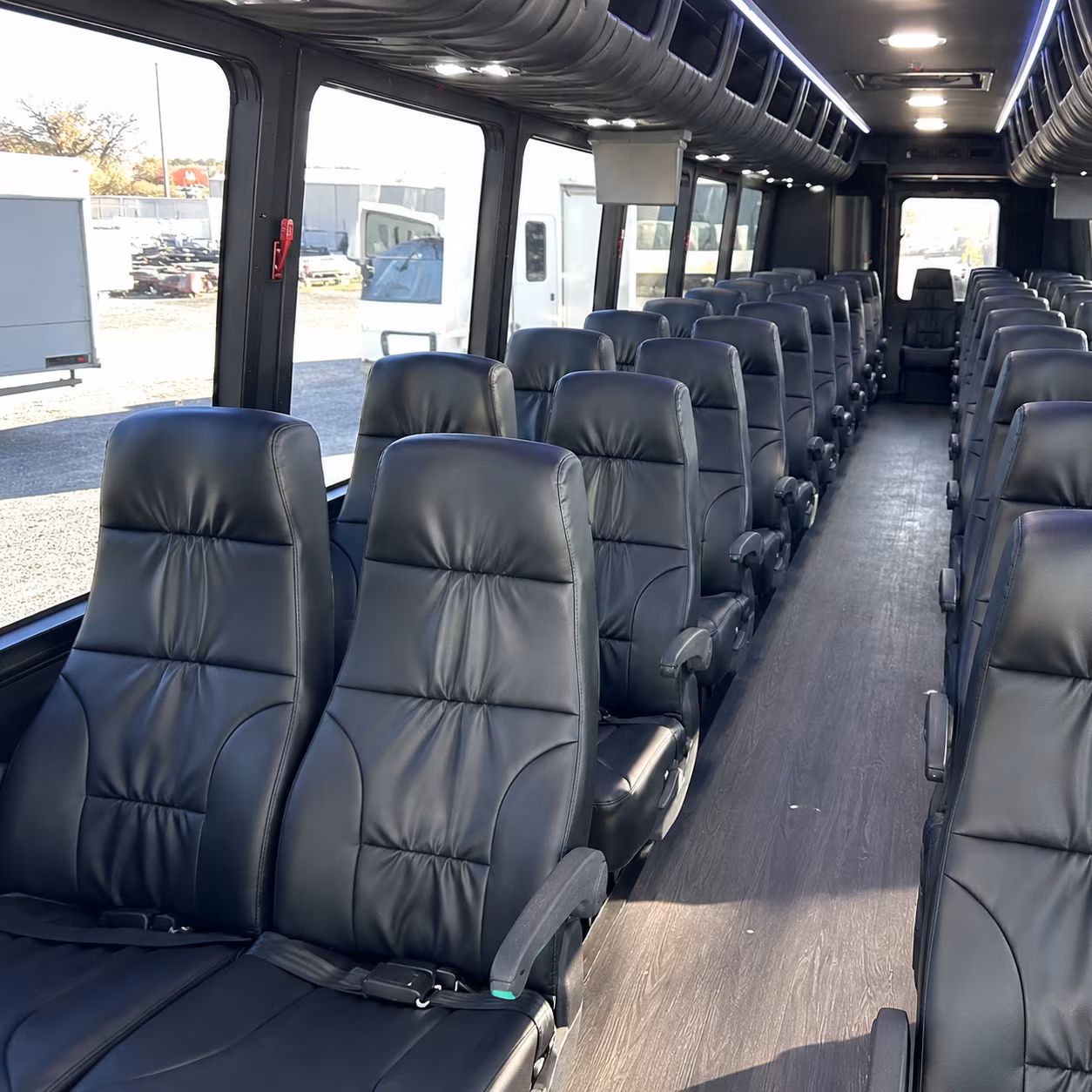 lawton 30 passenger minibus interior