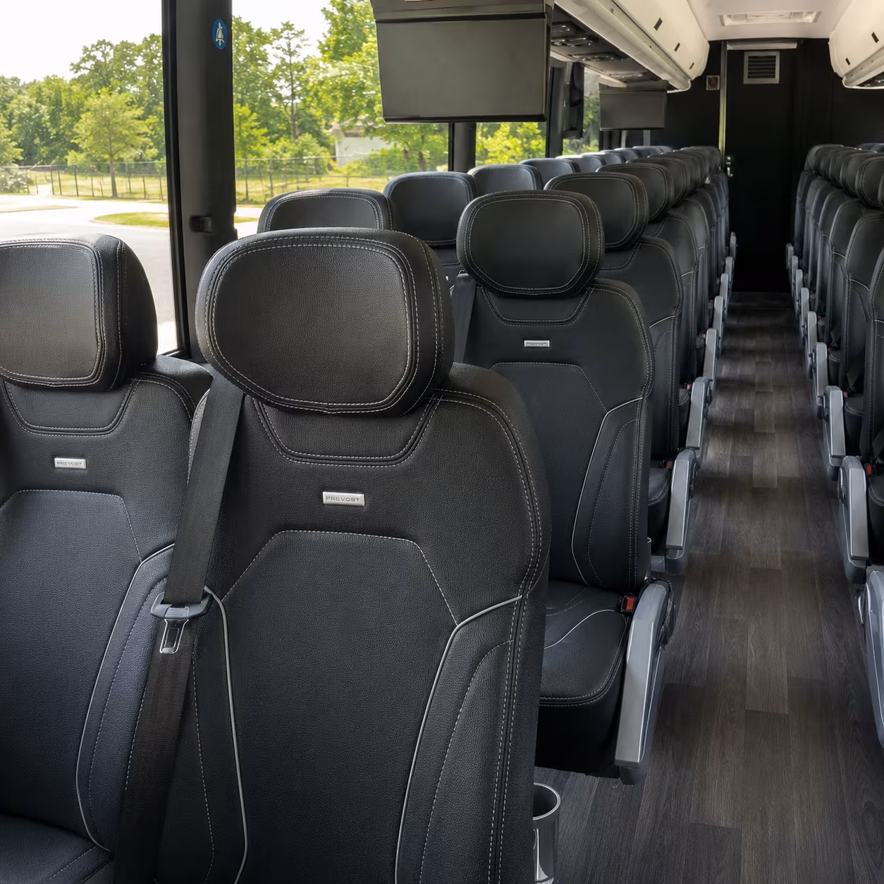 lawton charter bus inside