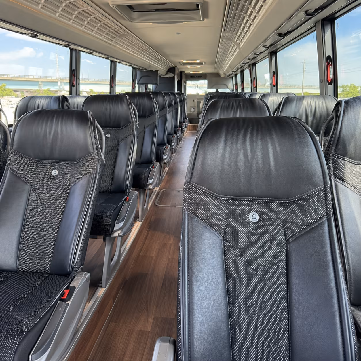 lawton charter bus interior