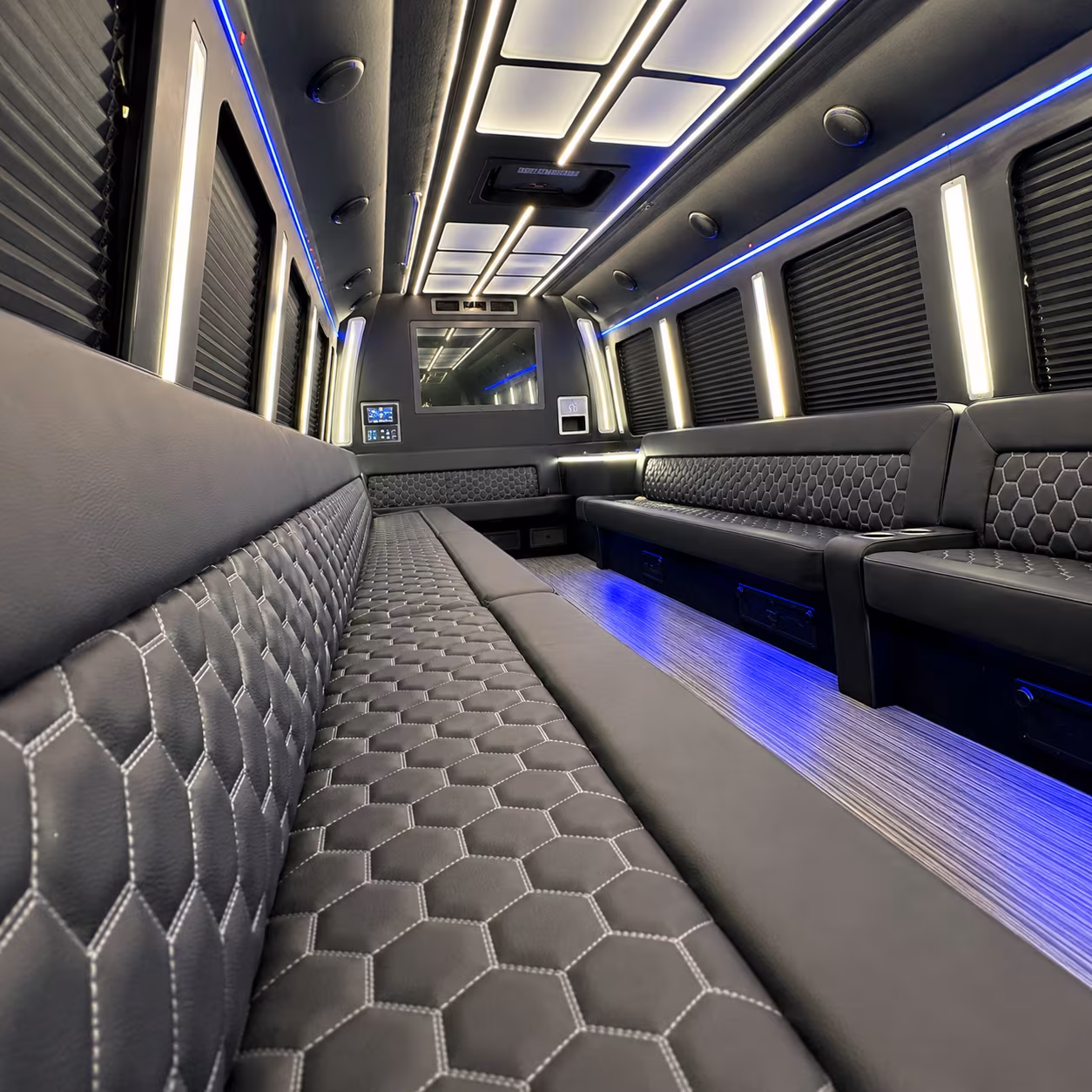 lawton party bus inside
