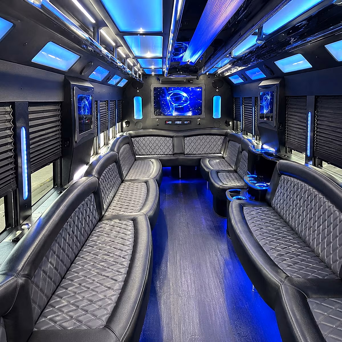 lawton party bus interior