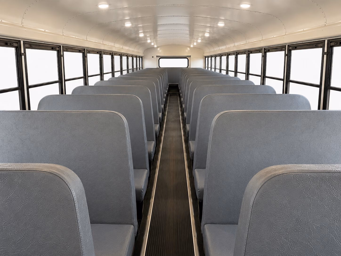 lawton school bus inside