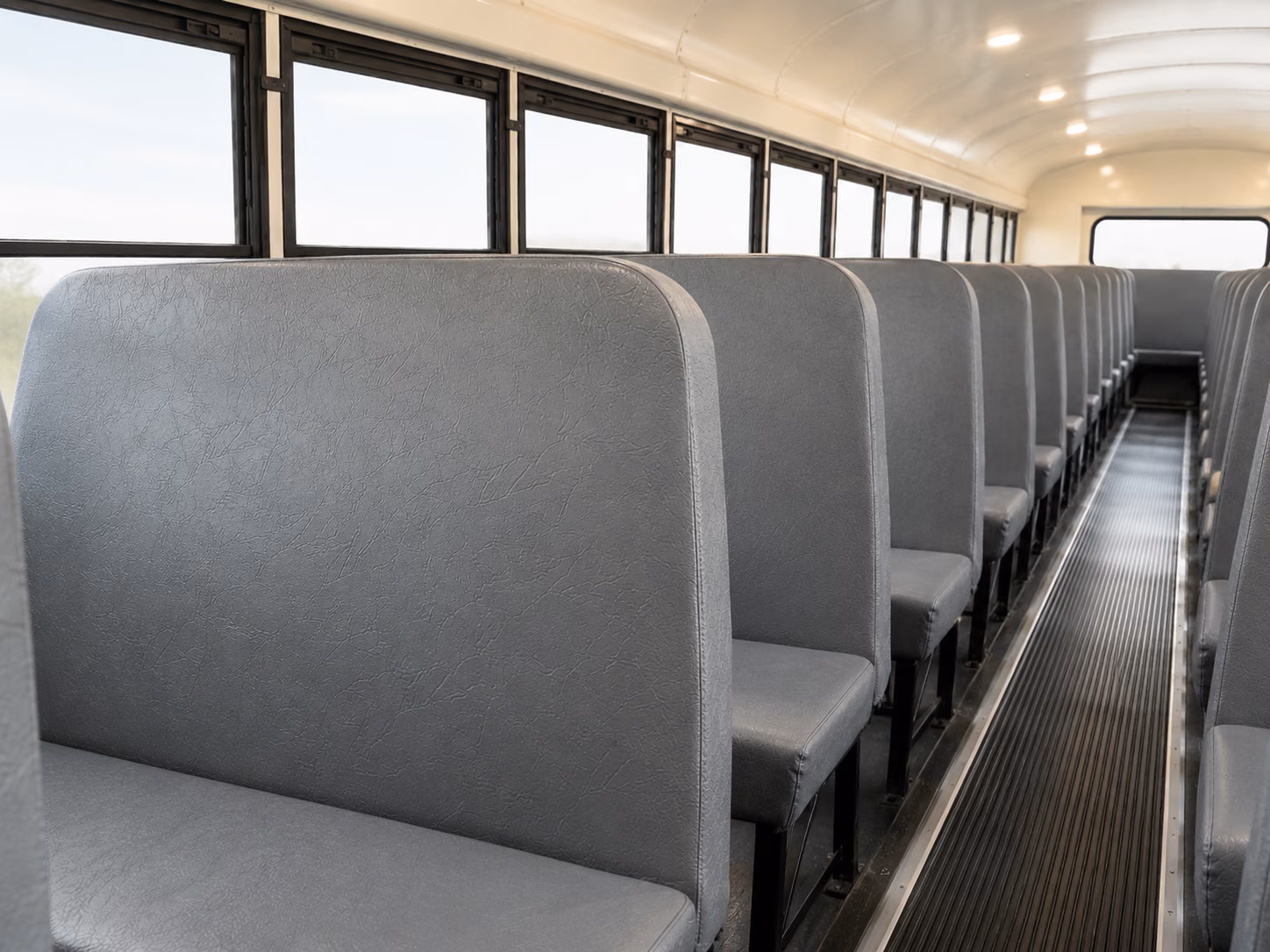 lawton school bus interior