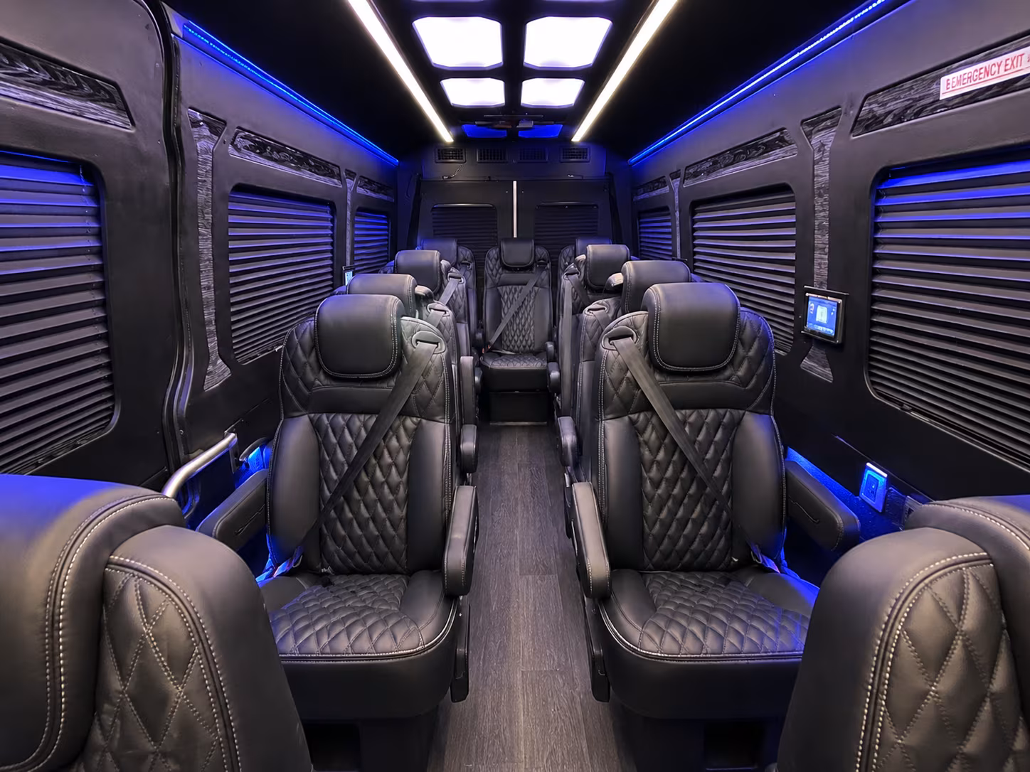 lawton sprinter van with driver inside