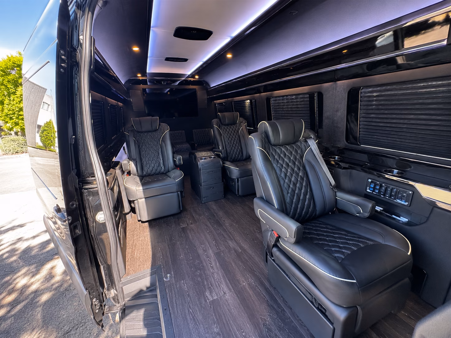 sprinter van with driver interior